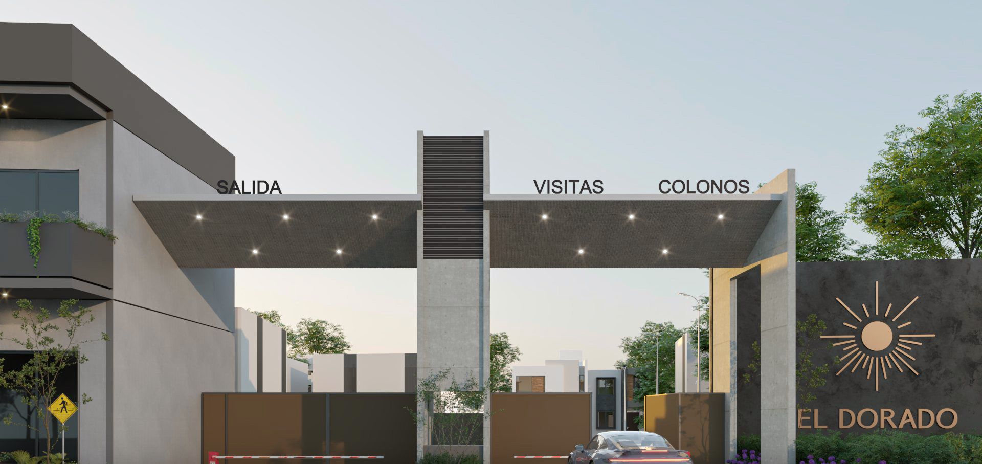 Render del acceso proyectado