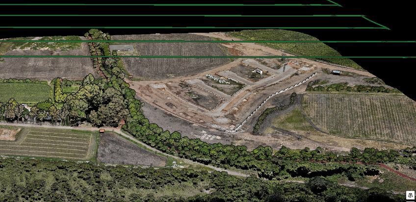 Captura de la nube de puntos LiDAR del predio